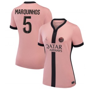 Paris Saint-Germain Marquinhos #5 Dámské Alternativní Dres 2024-25 Krátký Rukáv